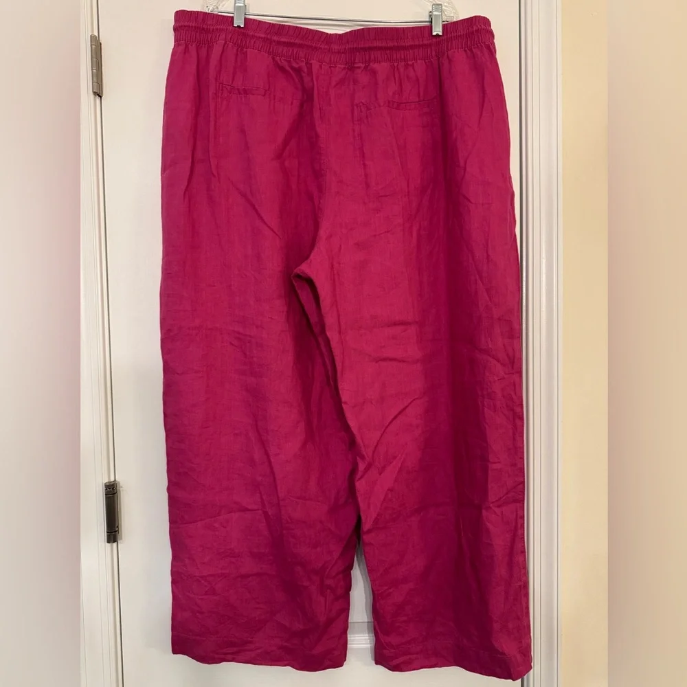 Retreat Wide Leg Linen Pant - Athleta - Size 2X - Picture 9 of 11